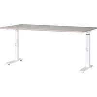 GERMANIA DOWNEY höhenverstellbarer Schreibtisch kaschmir rechteckig, C-Fuß-Gestell weiß 160,0 x 80,0 cm GERMANIA DOWNEY höhenverstellbarer Schreibtisch kaschmir rechteckig, C-Fuß-Gestell weiß 160,0 x 80,0 cm von Germania