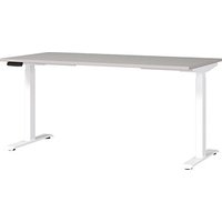 GERMANIA JET höhenverstellbarer Schreibtisch kaschmir rechteckig, T-Fuß-Gestell weiß 160,0 x 80,0 cm GERMANIA JET höhenverstellbarer Schreibtisch kaschmir rechteckig, T-Fuß-Gestell weiß 160,0 x 80,0 cm von Germania