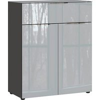GERMANIA Kommode Oakland, 3696-587 grafit, silber 83,0 x 42,0 x 102,0 cm GERMANIA Kommode Oakland, 3696-587 grafit, silber 83,0 x 42,0 x 102,0 cm von Germania