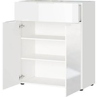 GERMANIA Kommode Oakland, 3696-84 weiß,glas 83,0 x 42,0 x 102,0 cm GERMANIA Kommode Oakland, 3696-84 weiß,glas 83,0 x 42,0 x 102,0 cm von Germania