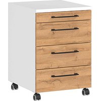 GERMANIA Profi 3.0 Rollcontainer weiß, grandson-eiche 4 Auszüge 42,0 x 49,0 x 61,0 cm GERMANIA Profi 3.0 Rollcontainer weiß, grandson-eiche 4 Auszüge 42,0 x 49,0 x 61,0 cm von Germania