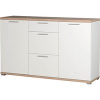 GERMANIA Sideboard Top, 3201-178 weiß, sonoma-eiche 144,0 x 40,0 x 88,0 cm GERMANIA Sideboard Top, 3201-178 weiß, sonoma-eiche 144,0 x 40,0 x 88,0 cm von Germania