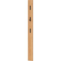 GERMANIA Wandgarderobe 3728-243 eiche Holz 3 Haken 15,0 x 170,0 cm von Germania