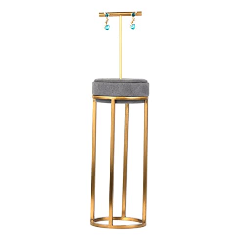 Schmuckständer, Schmuck-Ring-Ständer, Halter, Schmuck-Organizer, Halskette, Schmuck, Büste, Anhänger, Ohrring, Armband, Halter für Frauen und Mädchen, Grauer Schmuckständ Schmuckständer, Schmuck-Ring-Ständer, Halter, Schmuck-Organizer, Halskette, Schmuck, Büste, Anhänger, Ohrring, Armband, Halter für Frauen und Mädchen, Grauer Schmuckständ von Gerrit