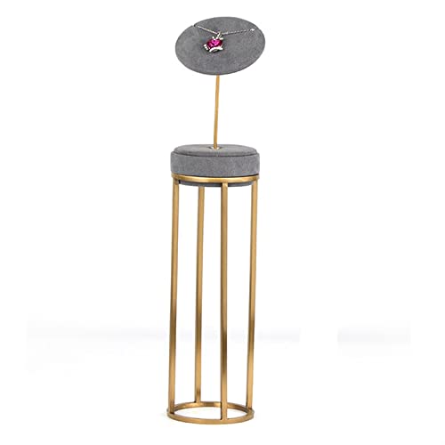 Schmuckständer, Schmuck-Ring-Ständer, Halter, Schmuck-Organizer, Halskette, Schmuck, Büste, Anhänger, Ohrring, Armband, Halter für Frauen und Mädchen, Grauer Schmuckständ Schmuckständer, Schmuck-Ring-Ständer, Halter, Schmuck-Organizer, Halskette, Schmuck, Büste, Anhänger, Ohrring, Armband, Halter für Frauen und Mädchen, Grauer Schmuckständ von Gerrit