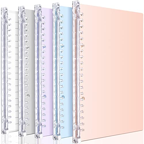 Campus Easy Carry Slim Binder Campus Smart Ringbuch, A5, 20 Ringe und 60 Stück lose Blätter, für Studenten, Büro, Schule, mattiert, Blau, Rosa, Violett und Grau, 5 Packungen Campus Easy Carry Slim Binder Campus Smart Ringbuch, A5, 20 Ringe und 60 Stück lose Blätter, für Studenten, Büro, Schule, mattiert, Blau, Rosa, Violett und Grau, 5 Packungen von Gersoniel