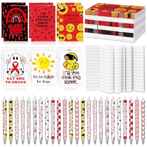 Gersoniel 30 Sets rote Schleife Woche Sagen Sie Nein zu Drogen Bewusstsein Gefälligkeiten 6 Stile kleines Notizbuch mit Kugelschreibern rotes Band Prävention Wohltätigkeitsorganisationszubehör für Gersoniel 30 Sets rote Schleife Woche Sagen Sie Nein zu Drogen Bewusstsein Gefälligkeiten 6 Stile kleines Notizbuch mit Kugelschreibern rotes Band Prävention Wohltätigkeitsorganisationszubehör für von Gersoniel