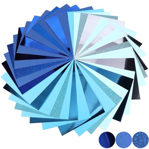 Gersoniel 36 Blatt A4 metallischer Glitzer-Karton, 250 g/m², Konstruktionspapierfolie, Spiegel, matt, für Drucker, Scrapbooking, Party, Gastgeschenk, Dekoration, DIY, Einladung, Schule, Bürobedarf Gersoniel 36 Blatt A4 metallischer Glitzer-Karton, 250 g/m², Konstruktionspapierfolie, Spiegel, matt, für Drucker, Scrapbooking, Party, Gastgeschenk, Dekoration, DIY, Einladung, Schule, Bürobedarf von Gersoniel