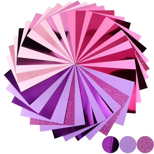 Gersoniel 36 Blatt A4 metallischer Glitzer-Karton, 250 g/m², Konstruktionspapierfolie, Spiegel, matt, für Drucker, Scrapbooking, Party, Gastgeschenk, Dekoration, DIY, Einladung, Schule, Bürobedarf Gersoniel 36 Blatt A4 metallischer Glitzer-Karton, 250 g/m², Konstruktionspapierfolie, Spiegel, matt, für Drucker, Scrapbooking, Party, Gastgeschenk, Dekoration, DIY, Einladung, Schule, Bürobedarf von Gersoniel