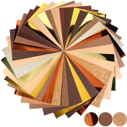 Gersoniel 36 Blatt A4 metallischer Glitzer-Karton, 250 g/m², Konstruktionspapierfolie, Spiegel, matt, für Drucker, Scrapbooking, Party, Gastgeschenk, Dekoration, DIY, Einladung, Schule, Bürobedarf Gersoniel 36 Blatt A4 metallischer Glitzer-Karton, 250 g/m², Konstruktionspapierfolie, Spiegel, matt, für Drucker, Scrapbooking, Party, Gastgeschenk, Dekoration, DIY, Einladung, Schule, Bürobedarf von Gersoniel