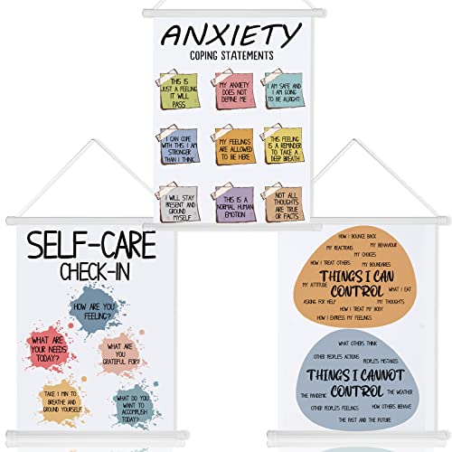 Gersoniel Poster mit Aufschrift Things I Can Control Therapy Office Decor, psychische Gesundheit, beruhigende Ecke, Psychologie, positive Gefühle, Emotionen, Poster für Verhaltensberatung, 3 Stück Gersoniel Poster mit Aufschrift Things I Can Control Therapy Office Decor, psychische Gesundheit, beruhigende Ecke, Psychologie, positive Gefühle, Emotionen, Poster für Verhaltensberatung, 3 Stück von Gersoniel