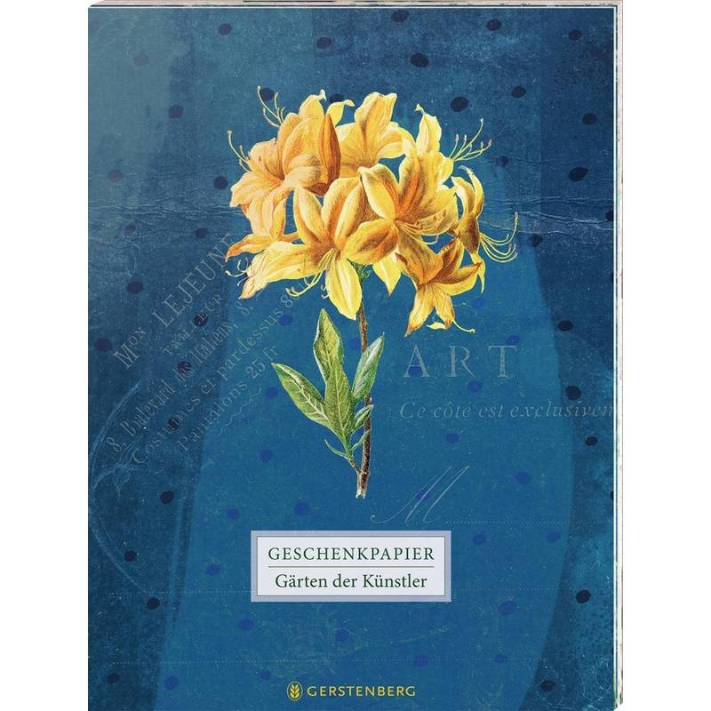 Die Gärten Der Künstler Geschenkpapier-Heft Motiv Orchidee, von Gerstenberg Verlag