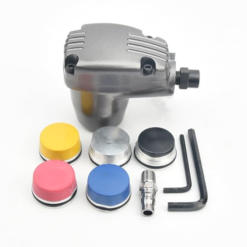Gertrude Druckluft-Schlaghammer-Set, Handgehaltener Pneumatischer Handflächenhammer Druckluft-Flachhammer-Werkzeug Mit 6 Stück Hammerköpfe Für Schuhfabriken Reifenreparatur, 1000 Mal/Minute Gertrude Druckluft-Schlaghammer-Set, Handgehaltener Pneumatischer Handflächenhammer Druckluft-Flachhammer-Werkzeug Mit 6 Stück Hammerköpfe Für Schuhfabriken Reifenreparatur, 1000 Mal/Minute von Gertrude