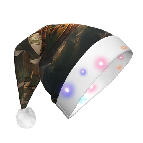 Geryaer Coole Tapeten-Druck, Weihnachtsmütze, beleuchtet, Weihnachtsmützen für Weihnachten, Neujahr, Feiertagsparty, Cooles Piratenschiff3, 1 Geryaer Coole Tapeten-Druck, Weihnachtsmütze, beleuchtet, Weihnachtsmützen für Weihnachten, Neujahr, Feiertagsparty, Cooles Piratenschiff3, 1 von Geryaer