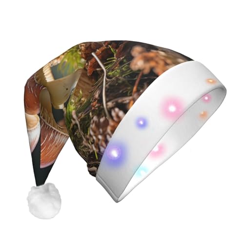 Geryaer Weihnachtsmütze mit Musiknoten und Drillings-Druck, beleuchtet, Weihnachtsmütze für Weihnachten, Neujahr, Feiertage, Party, Weihnachtsmannmütze Geryaer Weihnachtsmütze mit Musiknoten und Drillings-Druck, beleuchtet, Weihnachtsmütze für Weihnachten, Neujahr, Feiertage, Party, Weihnachtsmannmütze von Geryaer