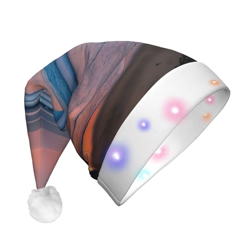 Geryaer Weihnachtsmütze mit drei laufenden Pferden, beleuchtet, Weihnachtsmütze für Weihnachten, Neujahr, Urlaub, Party, Sonnenuntergang, Strand, 1 Geryaer Weihnachtsmütze mit drei laufenden Pferden, beleuchtet, Weihnachtsmütze für Weihnachten, Neujahr, Urlaub, Party, Sonnenuntergang, Strand, 1 von Geryaer