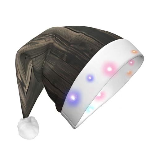 Geryaer Weihnachtsmütze mit roten Rosen und Blumendruck, beleuchtet, Weihnachtsmütze für Weihnachten, Neujahr, Urlaub, Party, Weihnachtsmannmütze Geryaer Weihnachtsmütze mit roten Rosen und Blumendruck, beleuchtet, Weihnachtsmütze für Weihnachten, Neujahr, Urlaub, Party, Weihnachtsmannmütze von Geryaer