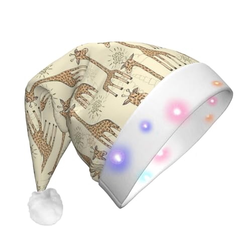 Weihnachtsmütze mit Tinte und goldfarbenen Punkten, beleuchtet, Weihnachtsmütze für Weihnachten, Neujahr, Urlaub, Party, Weihnachtsmannmütze Weihnachtsmütze mit Tinte und goldfarbenen Punkten, beleuchtet, Weihnachtsmütze für Weihnachten, Neujahr, Urlaub, Party, Weihnachtsmannmütze von Geryaer