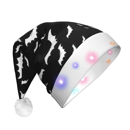 Weihnachtsmütze mit Tinte und goldfarbenen Punkten, beleuchtet, Weihnachtsmütze für Weihnachten, Neujahr, Urlaub, Party, Weihnachtsmannmütze Weihnachtsmütze mit Tinte und goldfarbenen Punkten, beleuchtet, Weihnachtsmütze für Weihnachten, Neujahr, Urlaub, Party, Weihnachtsmannmütze von Geryaer