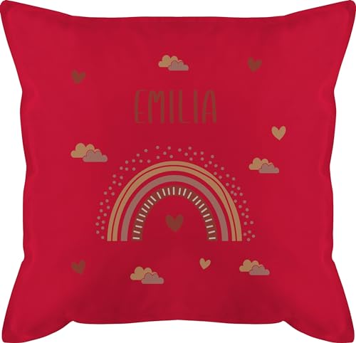 Kissen 50x50 - Rainbow Regenbogen Farbenbogen - 50 x 50 cm - Rot - sitzpolster personalisierte bezug Name und Kissen 50x50 - Rainbow Regenbogen Farbenbogen - 50 x 50 cm - Rot - sitzpolster personalisierte bezug Name und von Geschenk mit Namen personalisiert by Shirtracer