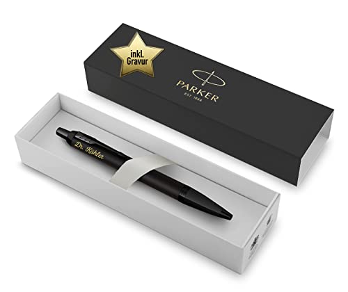 P a r k e r IM Achromatic Kugelschreiber mit Gravur - bestandene Prüfung Geschenk - blauschreibend - tolles individuelles Geschenk mit Namen - personalisierte Kugelschreiber P a r k e r IM Achromatic Kugelschreiber mit Gravur - bestandene Prüfung Geschenk - blauschreibend - tolles individuelles Geschenk mit Namen - personalisierte Kugelschreiber von Geschenkfreude