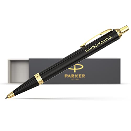 Parker IM personalisierter Kugelschreiber mit Gravur Geschenk - Stift mit Gravur - Kugelschreiber personalisiert - personalisierte Geschenke für Papa von Geschenkfreude