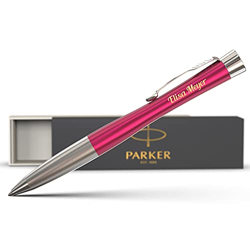 Parker Kugelschreiber mit Gravur personalisiert Urban - hochwertiger Kugelschreiber blauschreibend - edle Stifte mit Namen - Geschenke für Frauen Parker Kugelschreiber mit Gravur personalisiert Urban - hochwertiger Kugelschreiber blauschreibend - edle Stifte mit Namen - Geschenke für Frauen von Geschenkfreude