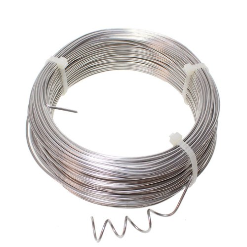 Aluminiumdraht Aludraht Alu Draht 2mm x 60m silber von Get Wire