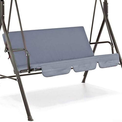150 cm Hollywoodschaukelbezug, 190T Polyester-Taftstoff, wasserdicht, Ersatzbezug für Terrasse, Garten, Outdoor, Grau 150 cm Hollywoodschaukelbezug, 190T Polyester-Taftstoff, wasserdicht, Ersatzbezug für Terrasse, Garten, Outdoor, Grau von Getdoublerich
