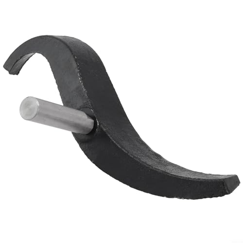 Drehmaschine Werkzeugablage für Holzbearbeitung, gebogenes Werkzeug, 16/25 mm Durchmesser, Montagepfosten, stabile Handhabung, lange Lebensdauer, für Schüsseln, schwarz und silber (16 mm) von Getdoublerich