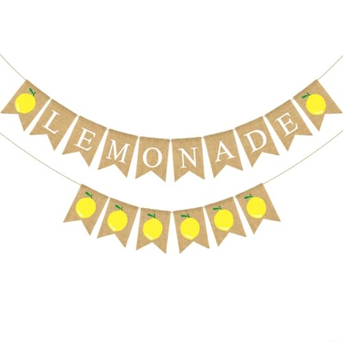 Lebendige Limonaden-Banner, perfekt für Limonadenständer und Sommerfeiern (Lemonade + Zitrone) von Getdoublerich