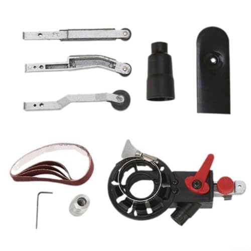 Mini-DIY-Schleifkopf-Adapter, Schleifband-Adapter für Winkelschleifer vom Typ 115/125 mit 10/14 mm Gewinde (mit 14 mm Gewinde) von Getdoublerich