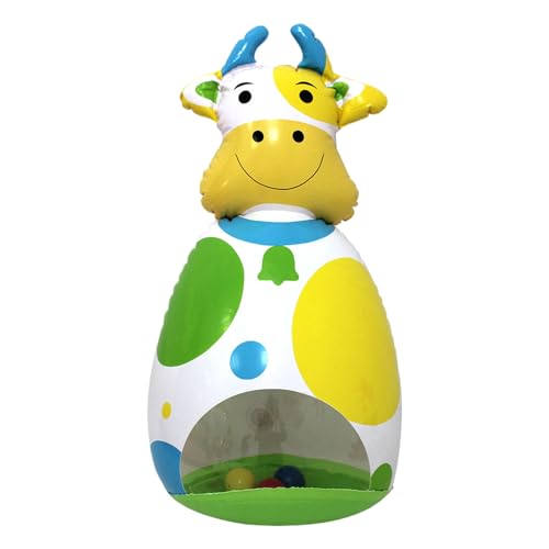 Geteawily Aufblasbare Spielzeuge, 3D Wackelspielzeug Für Babys, Interaktives Spiel Aufblasbare Kuhpuppe Für Kinder Zimmer Schreibtisch Klassenraum Garten Geburtstag Geteawily Aufblasbare Spielzeuge, 3D Wackelspielzeug Für Babys, Interaktives Spiel Aufblasbare Kuhpuppe Für Kinder Zimmer Schreibtisch Klassenraum Garten Geburtstag von Geteawily