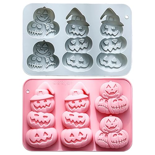 Halloween Form - 2 Stück Kürbis Muffinform Antihaft,Silikon Backform Werkzeug Für Muffin Kuchen Schokolade Fondant Seife Herbst Halloween Thanksgiving Herstellung Halloween Form - 2 Stück Kürbis Muffinform Antihaft,Silikon Backform Werkzeug Für Muffin Kuchen Schokolade Fondant Seife Herbst Halloween Thanksgiving Herstellung von Geteawily