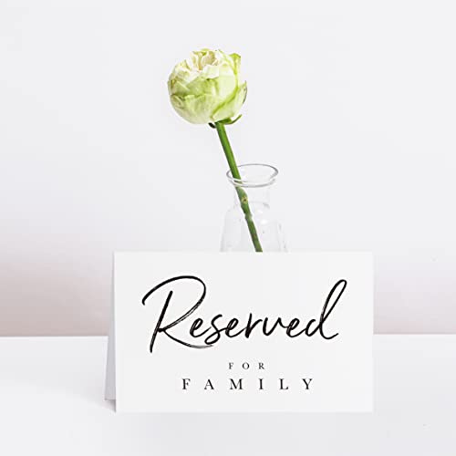 20 Stück Reservierte Schilder, Tischkarten für Hochzeitsempfang, Verlobungsfeier, Probeessen, Jubiläumsfeier oder andere Veranstaltungen (15,2 x 10,2 cm) von Gethelud