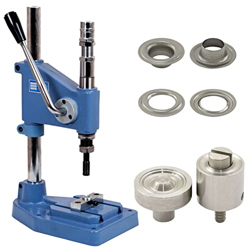 Getmore Crafts Ösenpresse Set mit Federschlagpresse, DIN-Ösenwerkzeug und 50 Stück Ösen DIN 7332 12 mm, Silber, Edelstahl | Handpresse | Metallösen | DIY | für Stoff, Schuhe, Planen, Kleidung.. Getmore Crafts Ösenpresse Set mit Federschlagpresse, DIN-Ösenwerkzeug und 50 Stück Ösen DIN 7332 12 mm, Silber, Edelstahl | Handpresse | Metallösen | DIY | für Stoff, Schuhe, Planen, Kleidung.. von Getmore Crafts