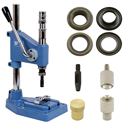 Getmore Crafts Ösenpresse Set mit Federschlagpresse, Ösenwerkzeug und 50 Stück Ösen 10 mm, Antik, Messing | Handpresse | rostfreie Metallösen | DIY | für Stoff, Schuhe, Planen, Kleidung.. Getmore Crafts Ösenpresse Set mit Federschlagpresse, Ösenwerkzeug und 50 Stück Ösen 10 mm, Antik, Messing | Handpresse | rostfreie Metallösen | DIY | für Stoff, Schuhe, Planen, Kleidung.. von Getmore Crafts
