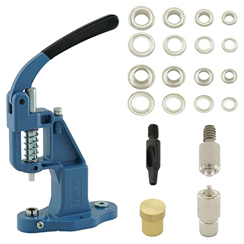 Getmore Crafts Ösenpresse Set mit Hebelpresse, Ösenwerkzeug und 50 Stück Ösen 3 mm, Silber, Messing | Handpresse | rostfreie Metallösen | DIY | für Stoff, Schuhe, Planen, Kleidung.. Getmore Crafts Ösenpresse Set mit Hebelpresse, Ösenwerkzeug und 50 Stück Ösen 3 mm, Silber, Messing | Handpresse | rostfreie Metallösen | DIY | für Stoff, Schuhe, Planen, Kleidung.. von Getmore Crafts