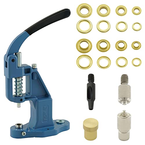 Getmore Crafts Ösenpresse Set mit Hebelpresse, Ösenwerkzeug und 50 Stück Ösen 4 mm, Gold, Messing | Handpresse | rostfreie Metallösen | DIY | für Stoff, Schuhe, Planen, Kleidung.. Getmore Crafts Ösenpresse Set mit Hebelpresse, Ösenwerkzeug und 50 Stück Ösen 4 mm, Gold, Messing | Handpresse | rostfreie Metallösen | DIY | für Stoff, Schuhe, Planen, Kleidung.. von Getmore Crafts