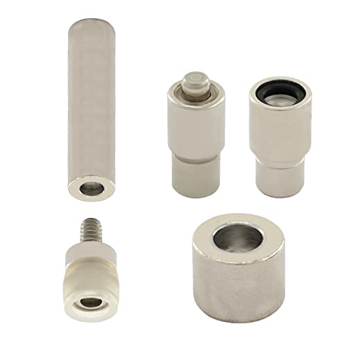Jersey Druckknopf-Werkzeug für 8mm Metall-Druckknöpfe ohne Nähen, mit Einschlagstempel und auswechselbarem Werkzeug, ganz ohne Druckknopfzange Jersey Druckknopf-Werkzeug für 8mm Metall-Druckknöpfe ohne Nähen, mit Einschlagstempel und auswechselbarem Werkzeug, ganz ohne Druckknopfzange von Getmore Crafts