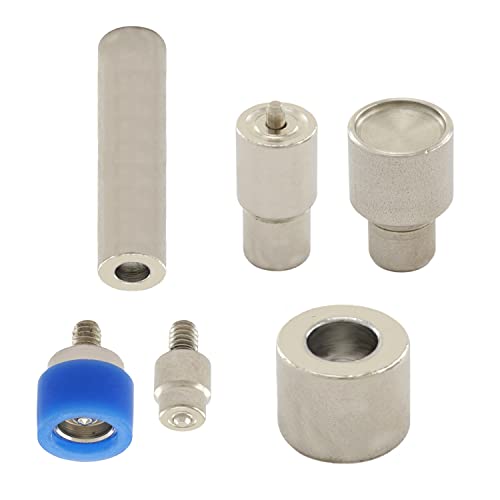 R-Feder Druckknopf-Tool, 15mm - Metall-Druckknöpfe ohne Nähen, mit Einschlagstempel und auswechselbarem Werkzeug, ganz ohne Druckknopfzange R-Feder Druckknopf-Tool, 15mm - Metall-Druckknöpfe ohne Nähen, mit Einschlagstempel und auswechselbarem Werkzeug, ganz ohne Druckknopfzange von Getmore Crafts