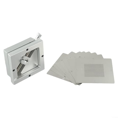 90 mm Reball Station Befestigungsvorrichtungs-Set mit 10 Vorlagen für Reparaturanwendungen (Vorrichtung + 10 Schablonen) von Gettimore