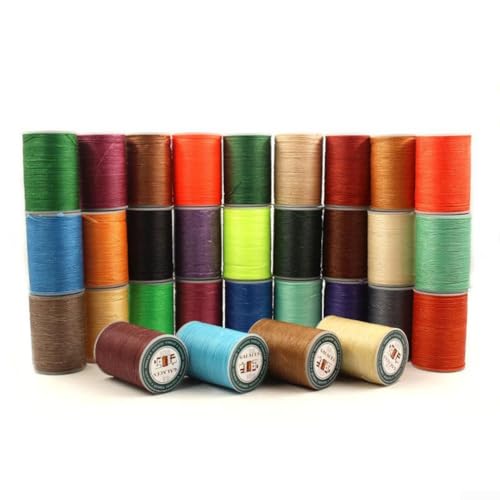 Gewachstes Nähgarn, 1 0 mm, 70 m, für Lederprojekte, Polster und Bastelarbeiten, Zitronengelb Gewachstes Nähgarn, 1 0 mm, 70 m, für Lederprojekte, Polster und Bastelarbeiten, Zitronengelb von Gettimore