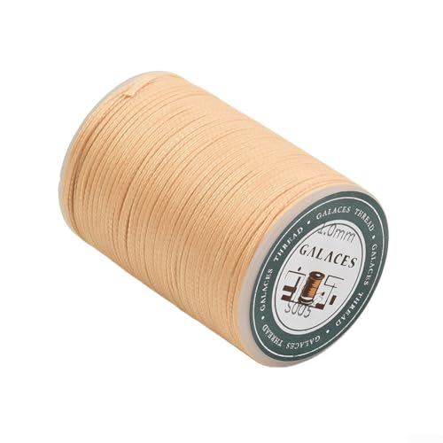 Gewachstes Nähgarn, 1 0 mm, 70 m, für Lederprojekte, Polster und Heimwerkerarbeiten, Beige Gewachstes Nähgarn, 1 0 mm, 70 m, für Lederprojekte, Polster und Heimwerkerarbeiten, Beige von Gettimore