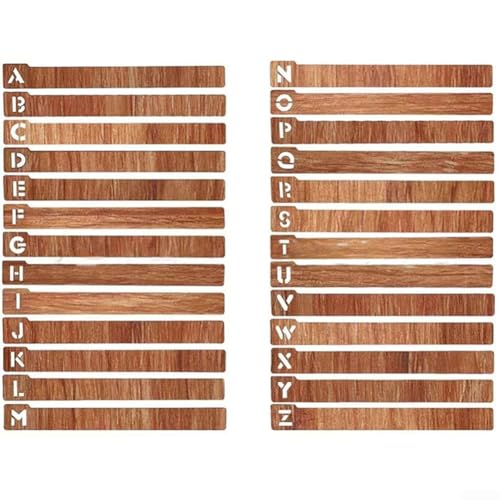 Organisations-Trennwände aus Holz für Schallplatten, komplettes A Z, Set mit 26 Stück Organisations-Trennwände aus Holz für Schallplatten, komplettes A Z, Set mit 26 Stück von Gettimore