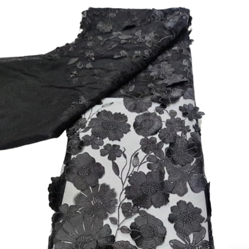 Schöner Spitzenstoff, exquisite Stickerei für Kleidung und kreative Projekte (Stil D) von Gettimore