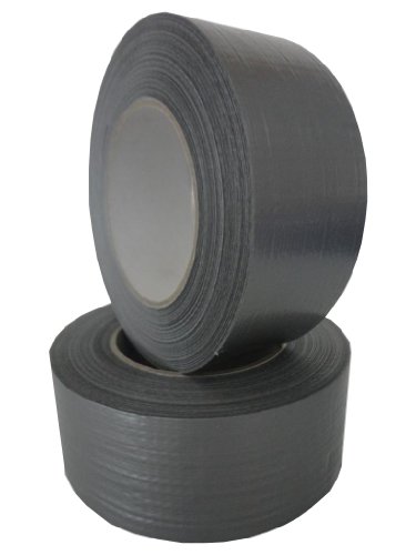 10 Rollen Klebeband Gewebeband Panzerband Panzertape 50m X 48mm silber von Gewebeband