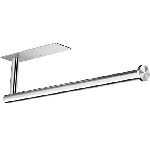 Gewtur Küchenrollenhalter, Küchenrollenhalter Ohne Bohren, Küchenrollenhalter Wand Edelstahl für Speisekammer, Waschbecken, Badezimmer Gewtur Küchenrollenhalter, Küchenrollenhalter Ohne Bohren, Küchenrollenhalter Wand Edelstahl für Speisekammer, Waschbecken, Badezimmer von Gewtur