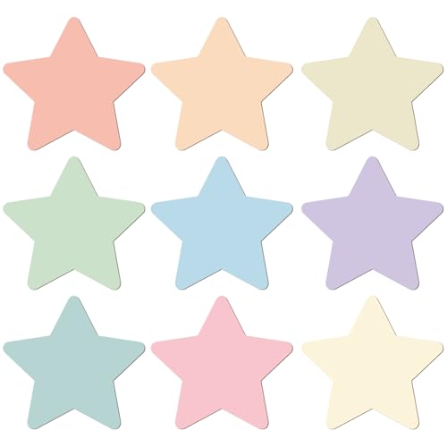 Geyee 108 Stück Sternausschnitte Pastell 8,9 cm Pinnwand Sterne Klassenzimmer Ausschnitte Dekorationen Papier gestanzt für Lehrer DIY Handwerk Büro Schule Kreidetafel Wanddekoration Geyee 108 Stück Sternausschnitte Pastell 8,9 cm Pinnwand Sterne Klassenzimmer Ausschnitte Dekorationen Papier gestanzt für Lehrer DIY Handwerk Büro Schule Kreidetafel Wanddekoration von Geyee