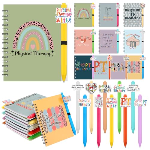 Geyoga 30 Sets Physiotherapie Monat Wertschätzung Geschenke 10 Stile Physiotherapeuten Notizbücher mit 10 Stilen Stifte PT Woche Motivierende Notizblöcke PT Dankeschön Geschenk für Physiotherapeuten Geyoga 30 Sets Physiotherapie Monat Wertschätzung Geschenke 10 Stile Physiotherapeuten Notizbücher mit 10 Stilen Stifte PT Woche Motivierende Notizblöcke PT Dankeschön Geschenk für Physiotherapeuten von Geyoga